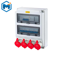 Boîtier combiné de prises multiprises industrielles étanches OEM ABS Boîte de distribution d'énergie