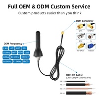 Antenne de passerelle 2.4G LTE LoRa avec boîtier externe pour armoire de communication industrielle et liaisons de données à distance