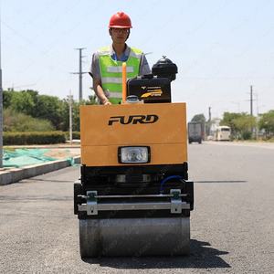 Gehen Sie hinter vibrierenden Mini Compactor Asphalt <span class=keywords><strong>Road</strong></span> Rollers FYL-800 - Product Image 3