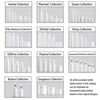 Flacon compte-gouttes carré plat de luxe personnalisé en verre opale blanc pour cosmétiques et soins de la peau, couleur personnalisée