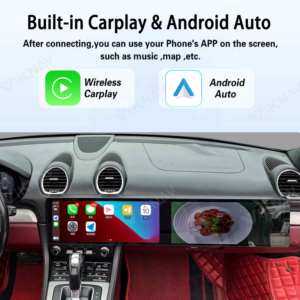 Radio Multimedia para Auto Android con Pantalla Táctil Dual de 12.3 Pulgadas, Compatible con Porsche 718 2016-2023, CarPlay, GPS, Navegación, Unidad Principal - Product Image 3