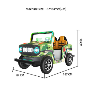 ไฟเบอร์กลาส ไฟ LED ในร่ม แบตเตอรี่ตะกั่วกรด สำหรับรถเด็ก 4 ล้อ รถเด็กออฟโรด รถต่อสู้ ของเล่นเด็ก - Product Image 1