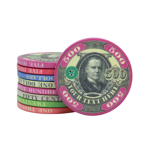 Fichas de póker de 10g para juego de mesa de casino, venta al por mayor, valor en efectivo personalizado, de 39, 43, 45, 46, 48,5, 50, 52 y 55mm - Product Image 4