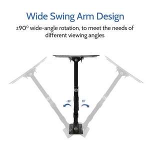 Support mural <span class=keywords><strong>TV</strong></span> pivotant à <span class=keywords><strong>180</strong></span> ° pour écran de 17 à 42 pouces, charge de 30kg, inclinaison de 10 °, prix d'usine en acier laminé à froid X200 - Product Image 5