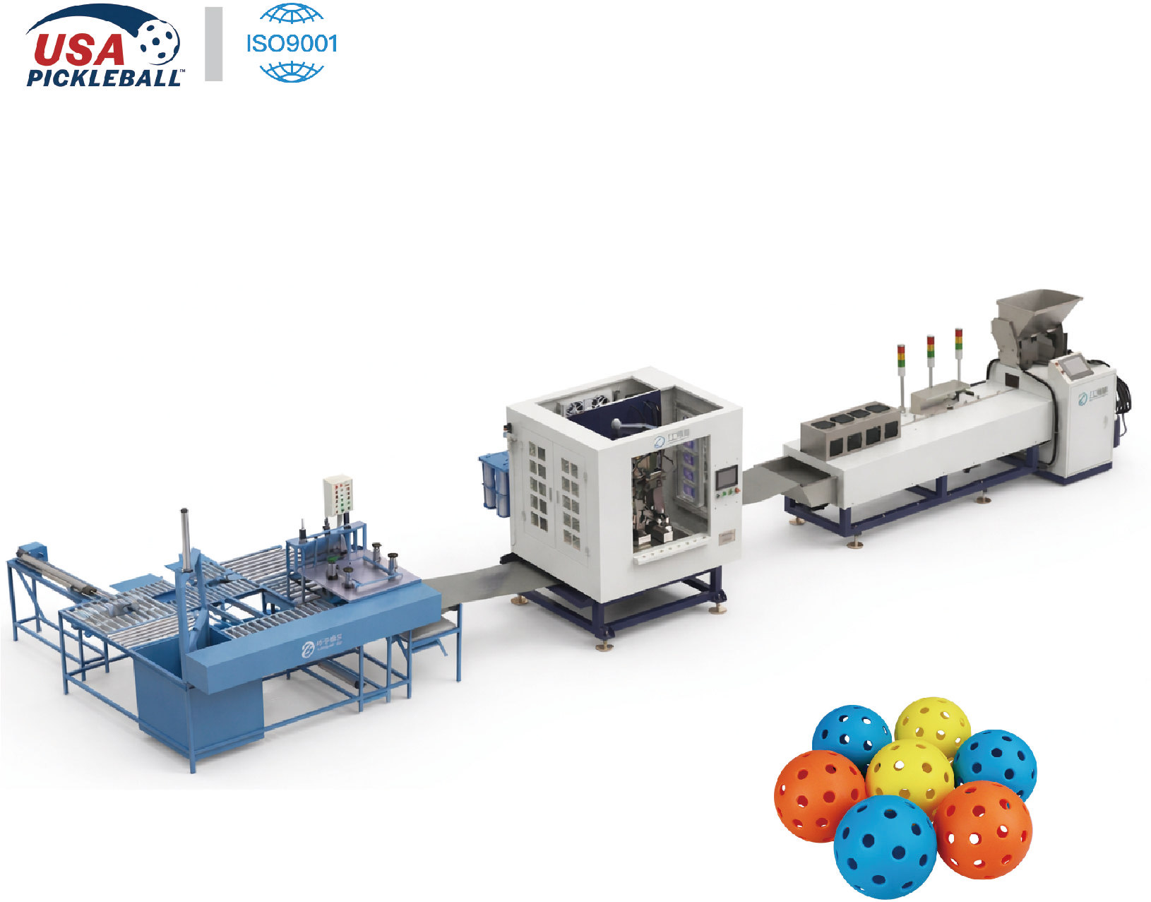 Compact Design Pickleball Making Machine with 2-Year Warranty for Sports Equipment Start-up Factories