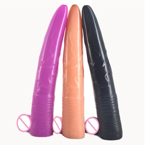 FAAK 25,5 cm 10 pouces 3,7 cm Long Dildo en forme de corne d'animal, Plug anal, Jouets sexuels, Dildo de type pénis de taureau, Masseur anal, Masturbateur lesbien Faak Deer - Product Image 1