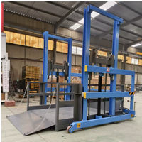 Plateforme de chargement hydraulique mobile, rampe de chargement/déchargement portable pour chariot élévateur, plateforme de chargement pour le chargement de camions et de conteneurs