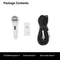 Microphone vocal dynamique supercardioïde Musiccube G-10S, micro filaire portable pour performance scénique, karaoké, enregistrement en direct