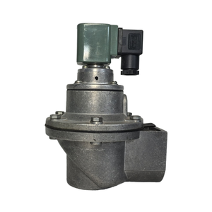 New Chất Lượng Cao 24V 220V Hợp Kim Nhôm Right Angle Xung Máy Bay Phản Lực Van Thường Đóng Cơ hoành Điện Từ Túi Nhà Bụi <span class=keywords><strong>Collector</strong></span> - Product Image 2