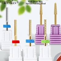 Tête de polissage spéciale pour le nail art, élimination des résidus de colle et des autocollants semi-permanents, embouts de ponceuse à ongles