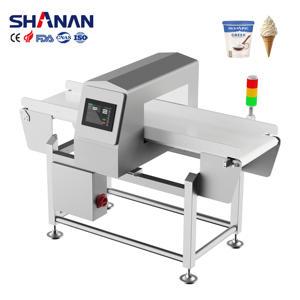 Çeşitli ürünler için alüminyum folyo ambalaj ile et dondurulmuş gıda Pet gıda konveyör bant için endüstriyel <span class=keywords><strong>Metal</strong></span> dedektörü - Product Image 1