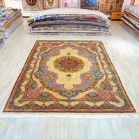 300x400cm Tapis de conception persane classique de haute qualité Tapis oriental en soie fait main rouge