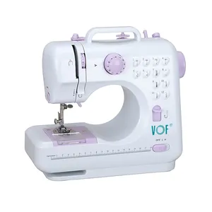 Mini machine à coudre surjeteuse 7.2W 12 points parfaite pour les débutants en couture et les enfants FHSM-505