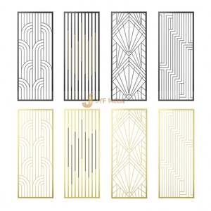 Divisores de Habitaciones Decorativos Impermeables de Acero Inoxidable Hechos a Medida, Paneles de Vidrio Translúcido para Interiores Modernos - Product Image 6