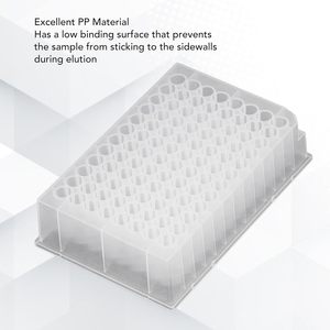 แผ่นเก็บสารแบบหลุมลึก 96 หลุม ขนาด 0.5 มล. แบบก้นตัวยู ผลิตจากพลาสติก PP ป้องกันน้ำได้ระดับ IP55 จาก XZ LAB SUPPLIES - Product Image 6