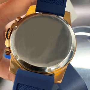 <span class=keywords><strong>Montre</strong></span> pour <span class=keywords><strong>homme</strong></span>, quartz, boîtier en acier inoxydable, <span class=keywords><strong>bracelet</strong></span> en <span class=keywords><strong>silicone</strong></span>, sport, mode, résistante à l'eau 50 m, multifonctionnelle, business - Product Image 5
