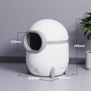 Caja de Arena para Gatos Automática, Autolimpiable, Controlada por Aplicación Inteligente, sin Olores, de Gran Capacidad (60L), para Viajes, Hecha de ABS y PP - Product Image 2
