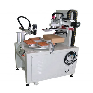 Impresora de Serigrafía Semiautomática PS-2030PTR de 1 Color para Vidrio con Mesa de Trabajo Rotatoria para Impresión de Etiquetas/Tarjetas - Product Image 2