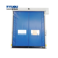Porte roulante PVC rapide à fermeture éclair, avec capteur micro-ondes protecteur et servomoteur