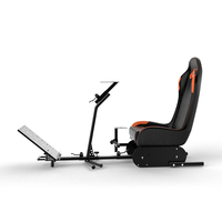 Sièges de jeu de course simulés en gros, simulateur de jeu de voiture, support de volant et ensemble de chaises à vendre