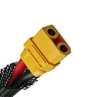 كابل توصيل كهروضوئي IP67 XT90 10AWG للاستخدام الخارجي، كابل شحن مريح لبطاريات تخزين الطاقة