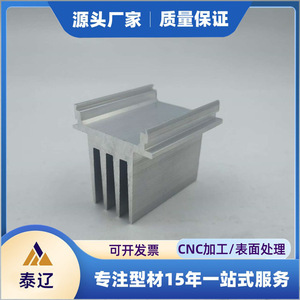 ไท่เหลียว อลูมิเนียม อินดัสเทรียล อลูมิเนียม โปรไฟล์ 6063  งานอัดขึ้นรูป CNC แบบกำหนดเอง  ซีรีส์เคลือบผิวอะโนไดซ์ - Product Image 2