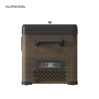 PF-QZ50(pro) Alpicool AC 100-240V 12V 24V Enfriador Eléctrico Portátil para Automóvil, Refrigerador para Automóvil, para RV, Camping, Viajes al Aire Libre, Jardín