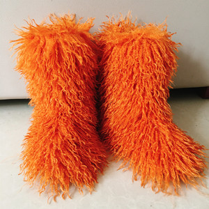 2026 Hot Selling Dames Imitatie Mongoolse Vachtlaarzen Fabriek Groothandel Hoge Kwaliteit Sneeuwlaarzen Vacht Sneeuwlaarzen - Product Image 5