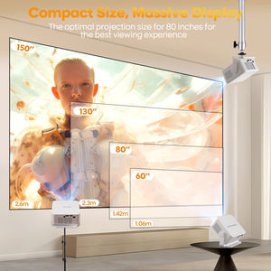 Nouveau projecteur intelligent Magcubic HY300 Max 2026, 720P, 400 ANSI, mise au point automatique, Wifi6, BT5.4, portable, pour <span class=keywords><strong>films</strong></span> en extérieur - Product Image 4