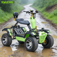 Scooter hybride (électrique et essence) SWICOO de haute qualité pour patrouille et surf terrestre, 4*3000W, 2WD 4WD avec remorque