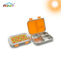 Aohea Boîte à bento portable en acier inoxydable durable, vente chaude, boîtes à bento compostables, contenants alimentaires, boîtes à lunch