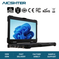 Ordinateur portable industriel robuste 14 pouces Intel, neuf, noir, étanche IP65, pour inspection pétrolière et gazière, personnalisable, I/O Wi-Fi 6/8
