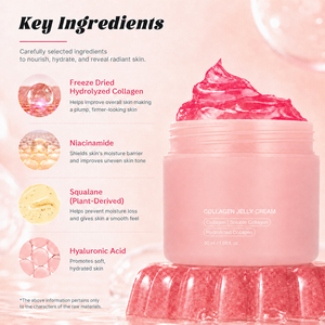 <span class=keywords><strong>Crème</strong></span> <span class=keywords><strong>Visage</strong></span> Coréenne Personnalisée au Collagène et Niacinamide – Hydratante et Éclatante - Product Image 1