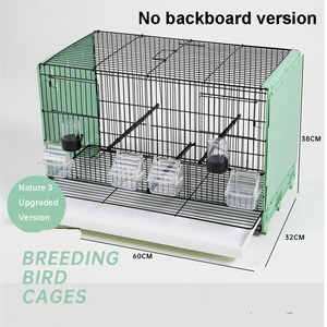 Super Offerta Gabbia da Allevamento Impilabile 60x32x38cm a Tinta Unita con Chiusura a Scatto - Product Image 4