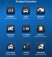 Escáner OBD2 Mini ELM327 FYX, Herramienta de Diagnóstico para Auto, Lector de Códigos, Adaptador OBDII, Compatible con Android e IOS, BT V2.1