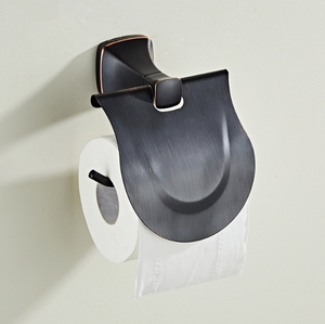 Set di 9 Accessori Moderni per <span class=keywords><strong>Bagno</strong></span> in Acciaio Inossidabile <span class=keywords><strong>Nero</strong></span> con Protezione Anticorrosione, Portasciugamani e Supporto a Parete - Product Image 3