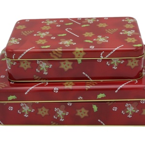 Top Quality Large High Grade Arch Covering Rectangular Christmas Gift Rhinestone Triangle Empty caviar Tins Box TKA