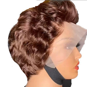 Perruque Courte Bouclée Bob 13*4 en <span class=keywords><strong>Cheveux</strong></span> Humains 100% Naturels pour Femmes, Dentelle HD Douce et Naturelle, Vente en Gros Directe Usine Brésilienne et Vietnamienne - Product Image 2