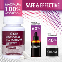 Capsules de complément alimentaire pour éclaircir la peau en gros, acide hyaluronique, grenade, collagène marin en peptides, capsules avec coenzyme Q10