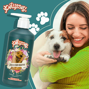 Gran oferta, Champú Acondicionador desodorante orgánico <span class=keywords><strong>para</strong></span> mascotas, líquido de baño de limpieza ecológico <span class=keywords><strong>para</strong></span> perros con desodorante hecho de plástico - Product Image 1