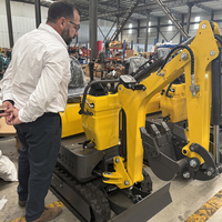 Mini-excavatrice sur chenilles multifonctionnelle de 1,8 tonne, livraison rapide en 3 jours, moteur EPA, en stock aux États-Unis