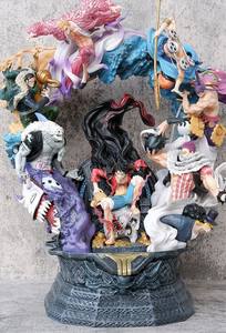 47.5cm 18.7 pouces Trône <span class=keywords><strong>Luffy</strong></span> Original Qualité Singe <span class=keywords><strong>D</strong></span> <span class=keywords><strong>Luffy</strong></span> PVC Résine Anime Figure Action Figure - Product Image 2