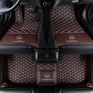 แผ่นปูพื้นรถยนต์ทำจากหนังหรูหรา,กันน้ำเต็มพื้นที่สำหรับ Mercedes Benz/Bmw E34/Toyota Camrry 2018
