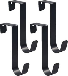 Hot Selling <b>Kitchen</b> 4 Pack Aluminum Alloy Rust-Proof Eco-Friendly Flexible Design Customizable Colors Door <b>Hooks</b> Decorative - Product Image 1