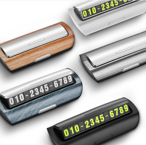 Auto di Parcheggio Temporaneo Numero di Telefono Della Scheda di Carta Luminoso di Notte Luce Targa Numero di Telefono Auto Parco di Arresto Accessori Per Auto - Product Image 6