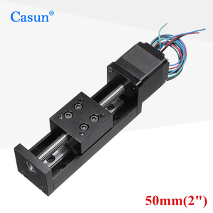 Actuador lineal eléctrico Mini sistema <span class=keywords><strong>de</strong></span> movimiento 28x28mm Motor paso a paso NEMA 11 Guía lineal - Product Image 2