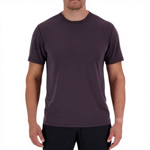 Camiseta Personalizada de Manga Raglán, Color Sólido, Corte Holgado, Cuello Redondo, Manga Corta, Estilo Jersey, Ropa Deportiva Cómoda - Product Image 1