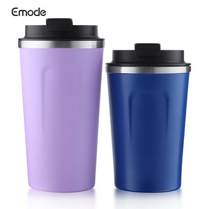 Taza de Café Portátil Personalizada, Taza Térmica de Doble Pared, <span class=keywords><strong>Termo</strong></span> para Café para Llevar, para Café Caliente y Frío con Logotipo - Product Image 1