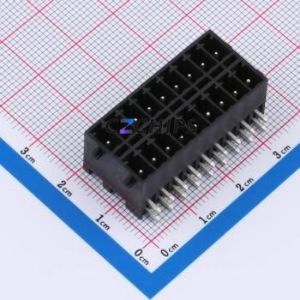 DB2ERHBG-3.5-2*9P-BK Plug-in Terminal Block Bent Lead Through Hole,P=3.5mm Board-to-Board / Socket Closed Snap Fixing 2x9P 3.5mm - Product Image 1