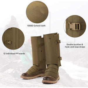 Cubrepiés Protector para Picaduras <span class=keywords><strong>de</strong></span> <span class=keywords><strong>Serpiente</strong></span> para Camping al Aire Libre, Botas <span class=keywords><strong>de</strong></span> Caza para Viajes <span class=keywords><strong>de</strong></span> Montaña, Galochas Protectoras para Rodillas contra Arañazos, Calentadores <span class=keywords><strong>de</strong></span> Piernas - Product Image 4